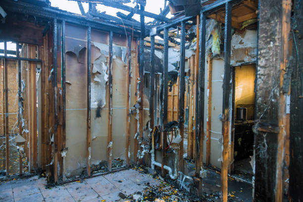Professional Emergency Fire Cleanup technician working in Orangeburg, NY